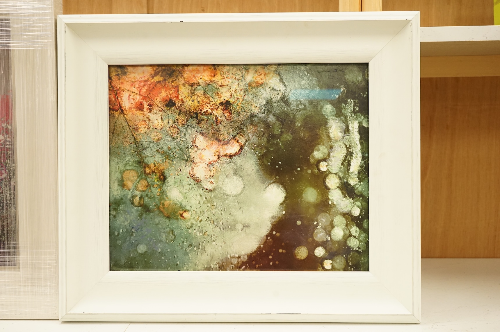 Valda Bailey (Contemporary), figural head study and one other, two colour prints, one on metal, largest 41 x 27cm